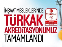 Mesleki Yeterlilik Belgelendirme Alanında TÜRKAK Akreditasyonumuz Tamamlandı