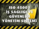 OHSAS 18001 Yerine ISO 45001 Standardı